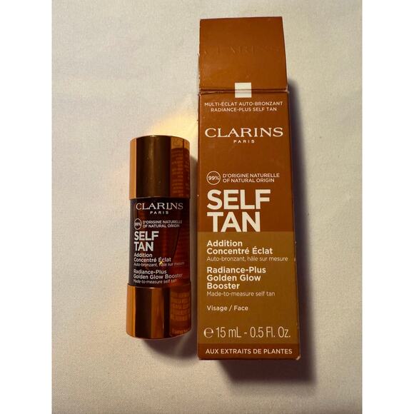 Clarins Paris Self Tan Radiance-Plus Golden Glow Booster 15 ml For Face - Picture 4 of 5